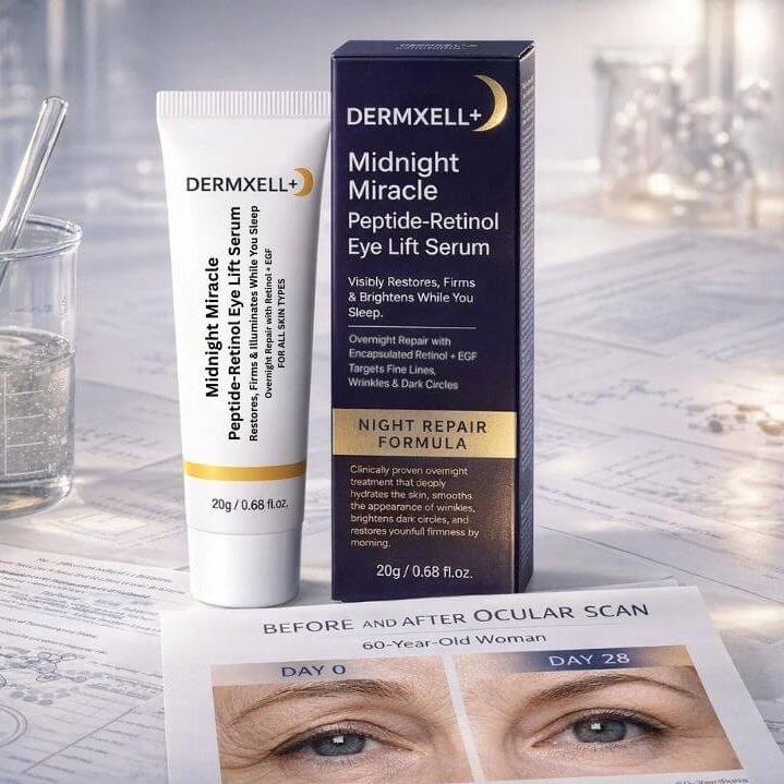 🏆Flash Sale⚡ Dermxell's Instant Lift & Brighten Peptide Eye Serum