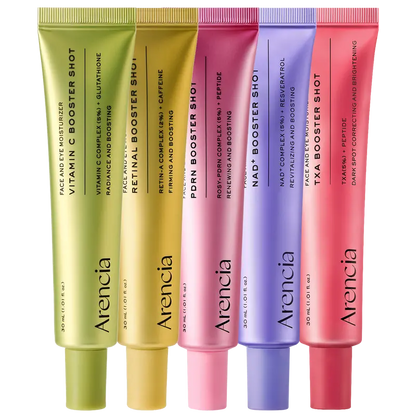 "Skin-Renewing" Dual-Action Duo — A pairing of Vitamin C and retinal that works synergistically day and night to brighten the complexion, refine pores, deeply hydrate, and fade dark spots.