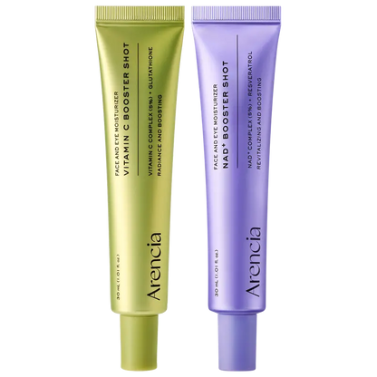 "Skin-Renewing" Dual-Action Duo — A pairing of Vitamin C and retinal that works synergistically day and night to brighten the complexion, refine pores, deeply hydrate, and fade dark spots.