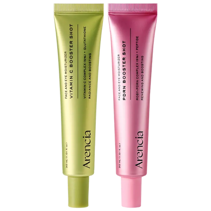 "Skin-Renewing" Dual-Action Duo — A pairing of Vitamin C and retinal that works synergistically day and night to brighten the complexion, refine pores, deeply hydrate, and fade dark spots.